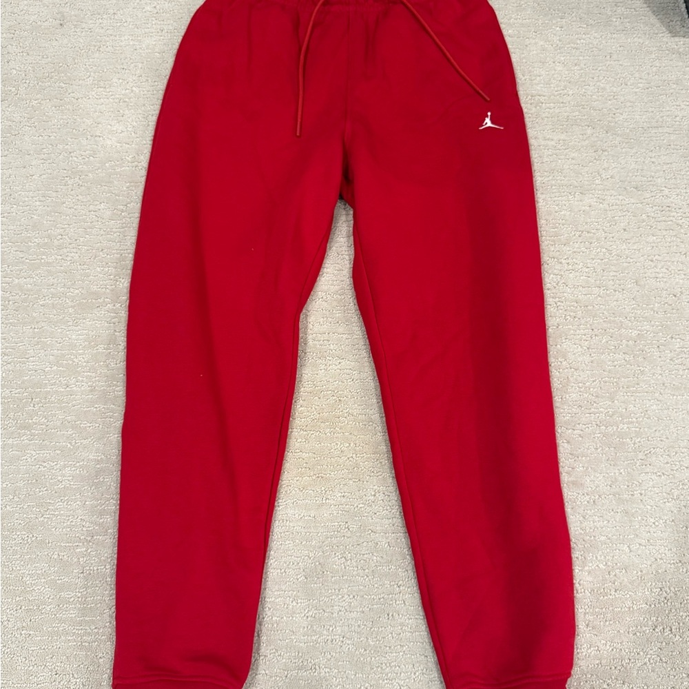 Jordan Bright Red Sweatpants